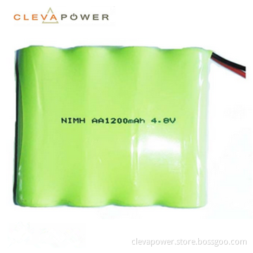 Nimh aa battery pack 1200mAh 4.8V for cordless phone